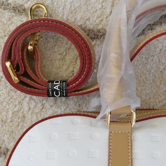 NEW! Arcadia dome satchel crossbody White Bag - Picture 7 of 16